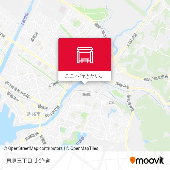 貝塚三丁目地図