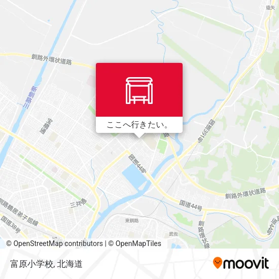 富原小学校地図