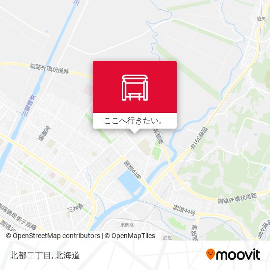 北都二丁目地図