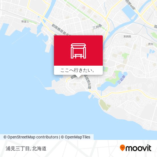 浦見三丁目地図