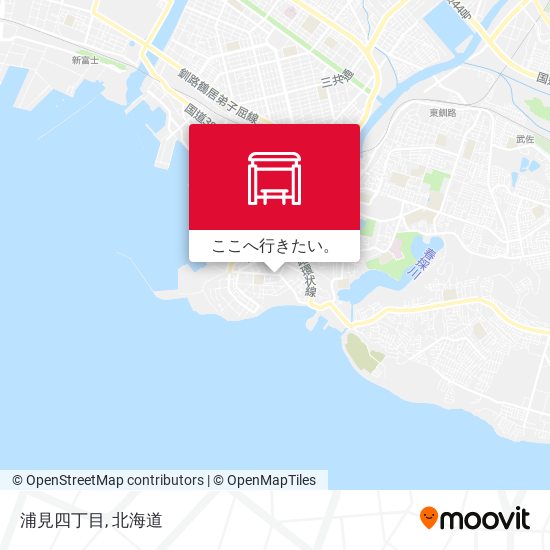 浦見四丁目地図