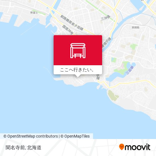 聞名寺前地図