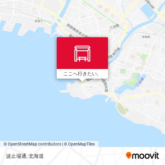 波止場通地図