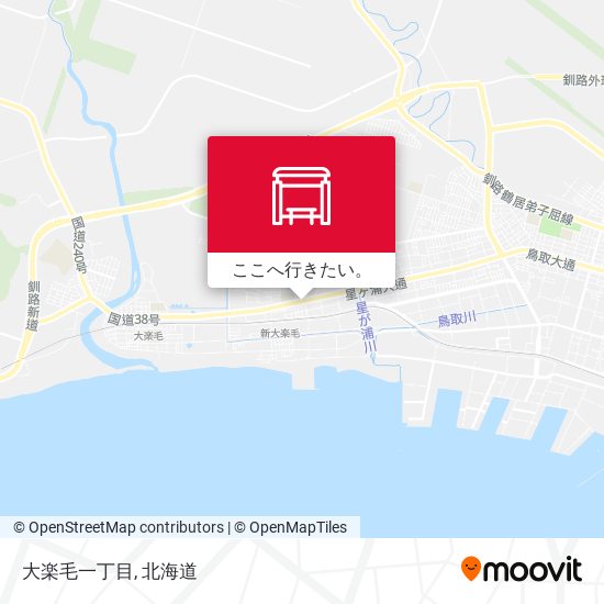 大楽毛一丁目地図