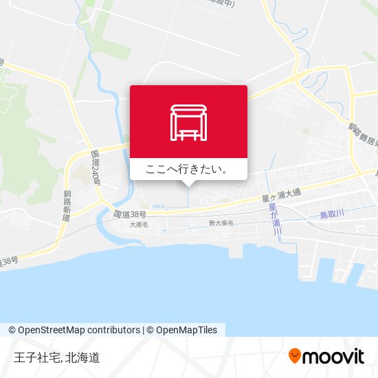 王子社宅地図