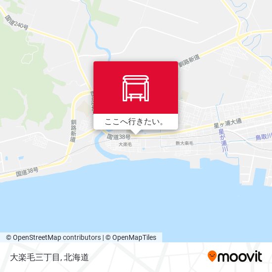 大楽毛三丁目地図