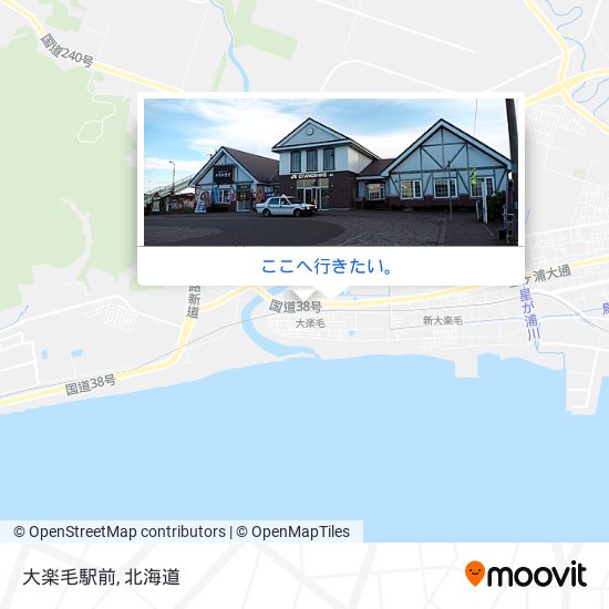 大楽毛駅前地図