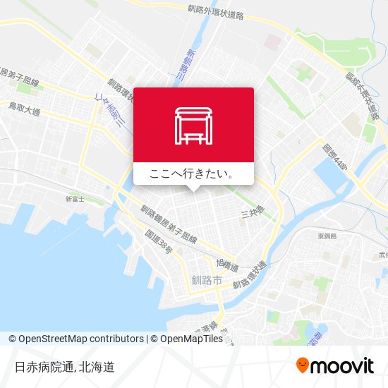 日赤病院通地図