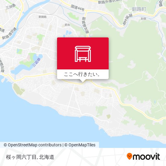 桜ヶ岡六丁目地図