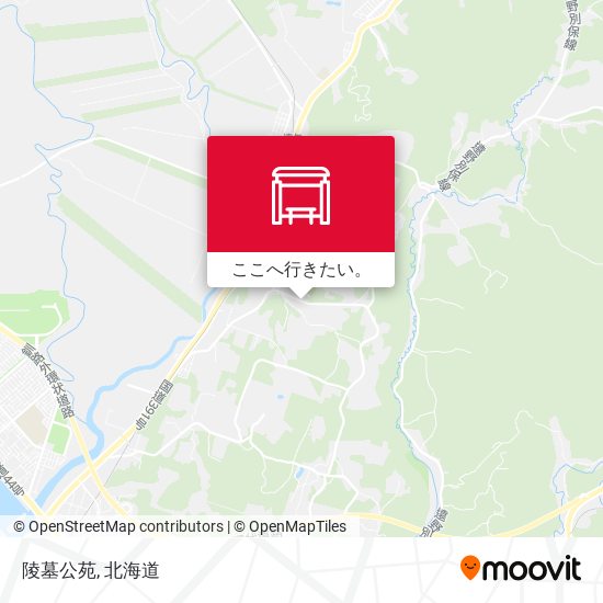 陵墓公苑地図