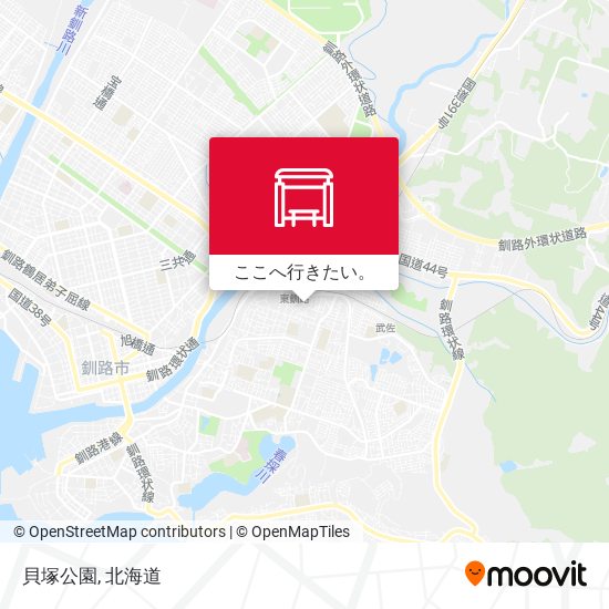 貝塚公園地図
