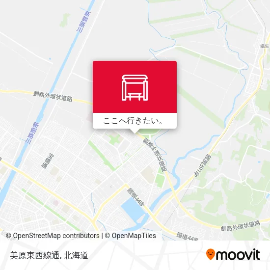 美原東西線通地図