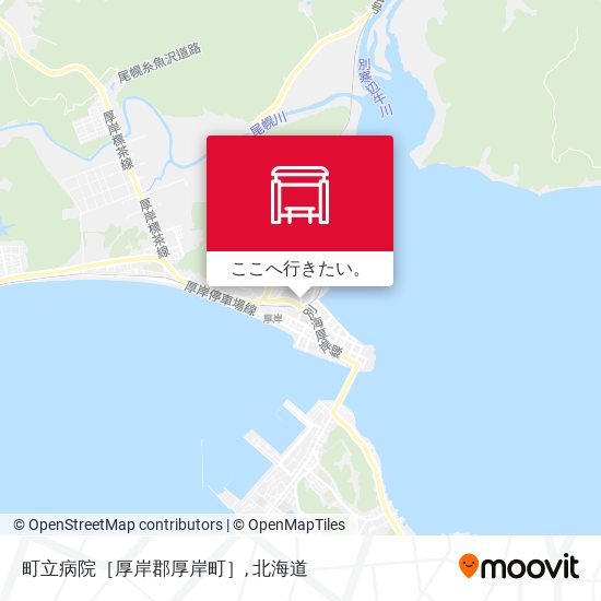 町立病院［厚岸郡厚岸町］地図