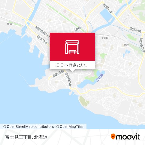 富士見三丁目地図