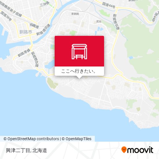 興津二丁目地図