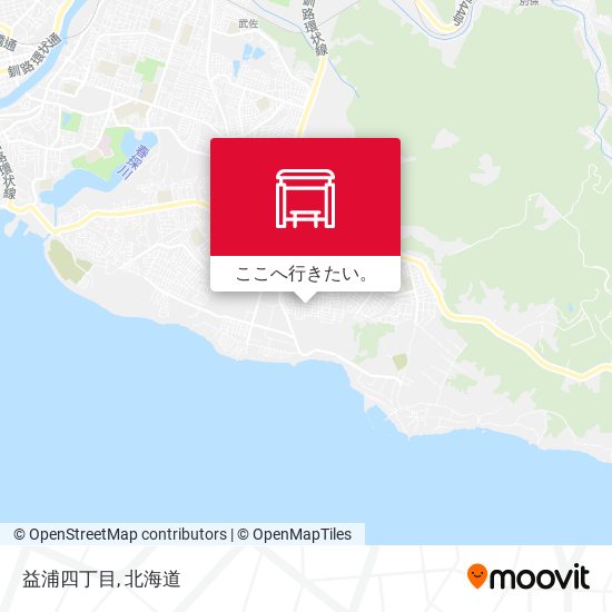 益浦四丁目地図