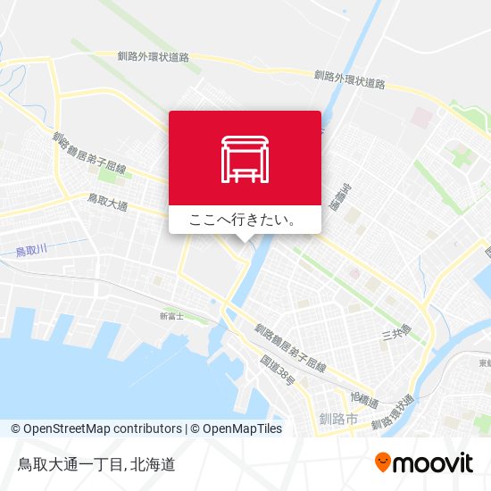 鳥取大通一丁目地図