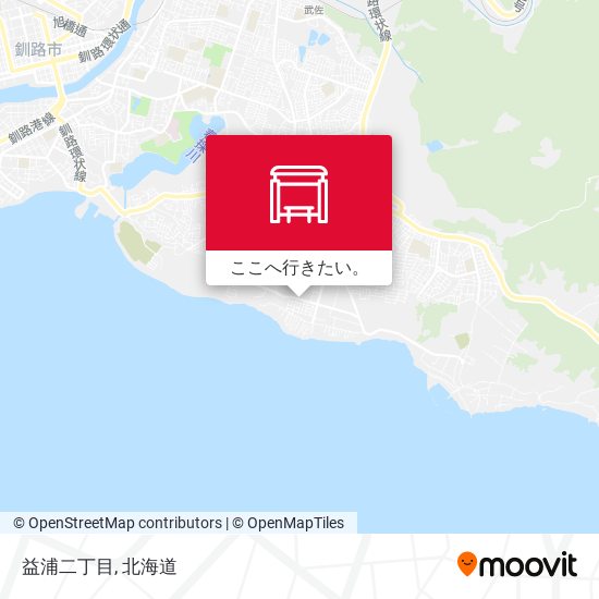 益浦二丁目地図