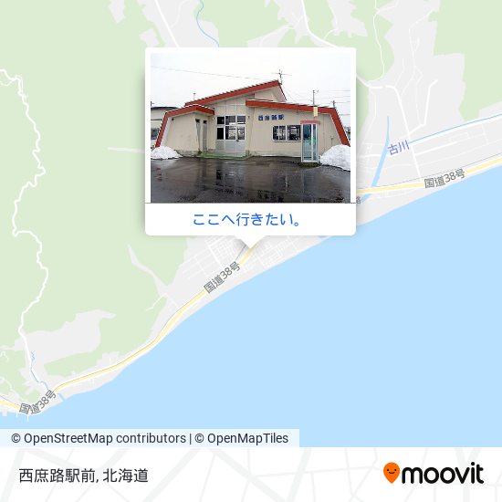 西庶路駅前地図