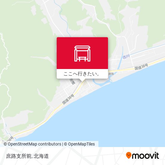 庶路支所前地図