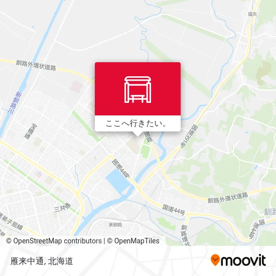 雁来中通地図