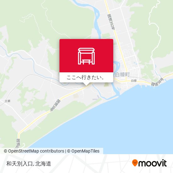 和天別入口地図