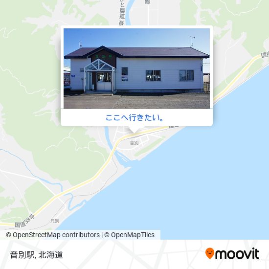 音別駅地図