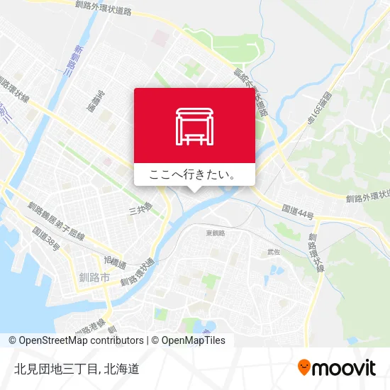 北見団地三丁目地図