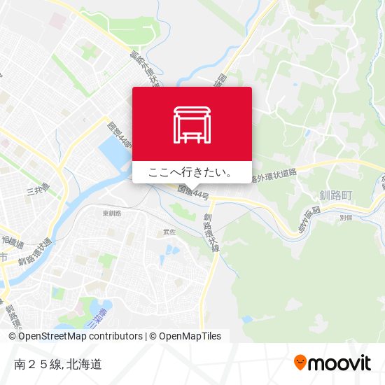 南２５線地図
