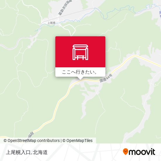 上尾幌入口地図