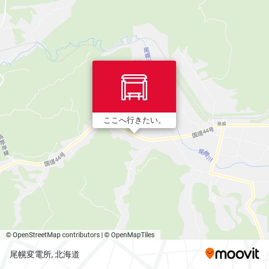 尾幌変電所地図