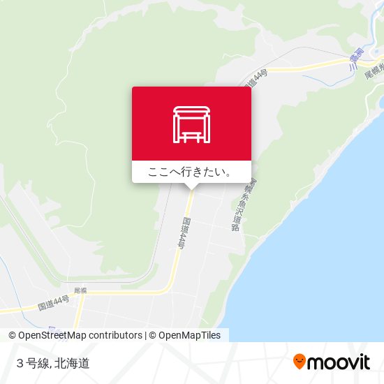 ３号線地図