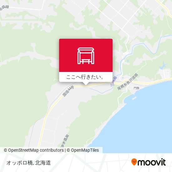 オッポロ橋地図