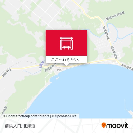 前浜入口地図