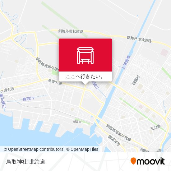 鳥取神社地図