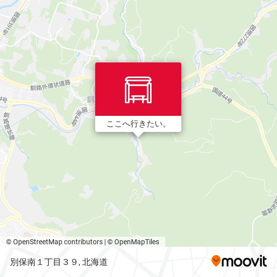 別保南１丁目３９地図