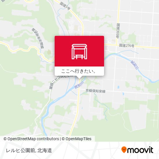 レルヒ公園前地図