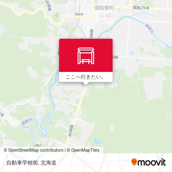 自動車学校前地図