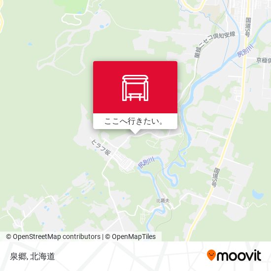 泉郷地図
