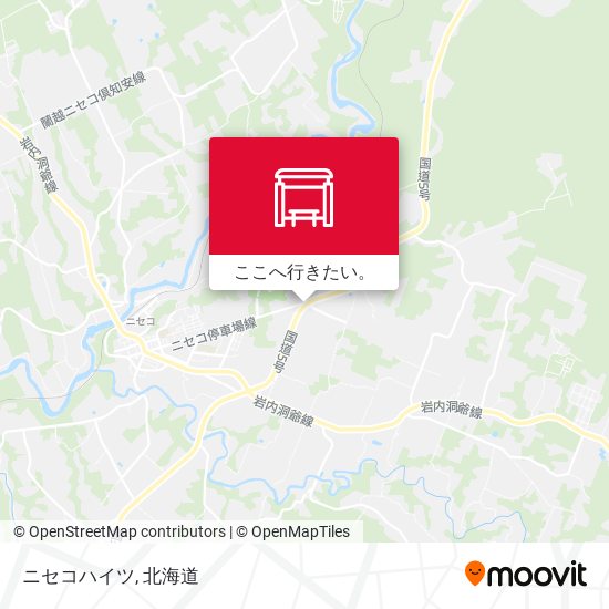 ニセコハイツ地図