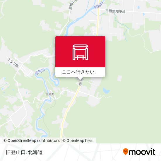 旧登山口地図