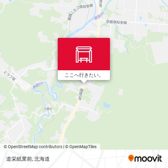 道栄紙業前地図