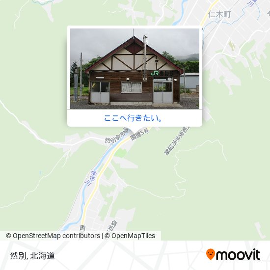 然別地図