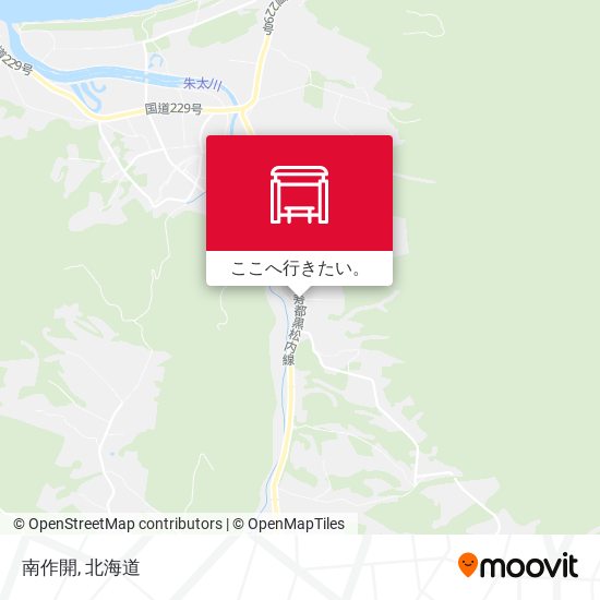 南作開地図