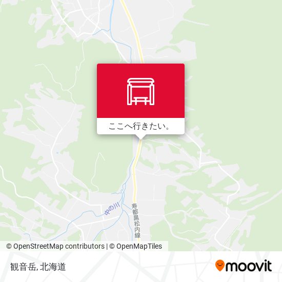 観音岳地図
