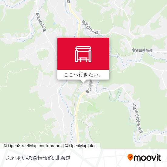 ふれあいの森情報館地図