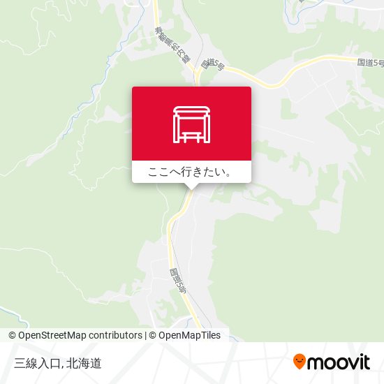 三線入口地図