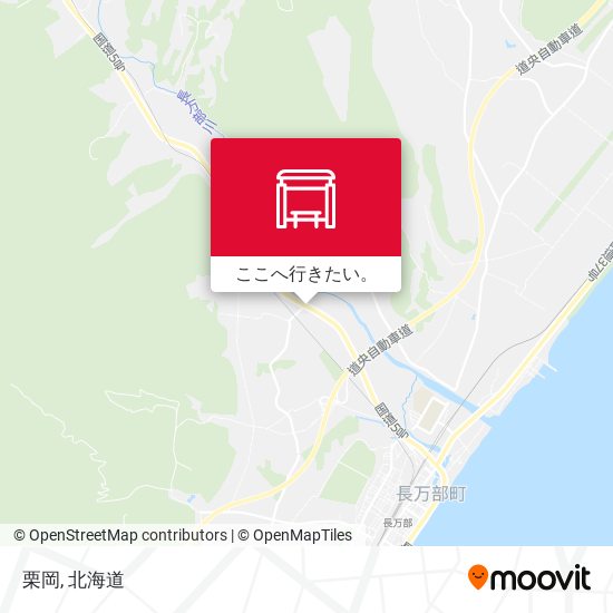 栗岡地図