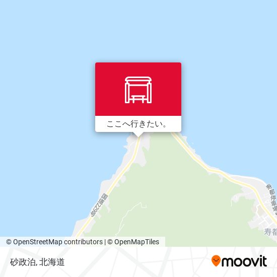 砂政泊地図