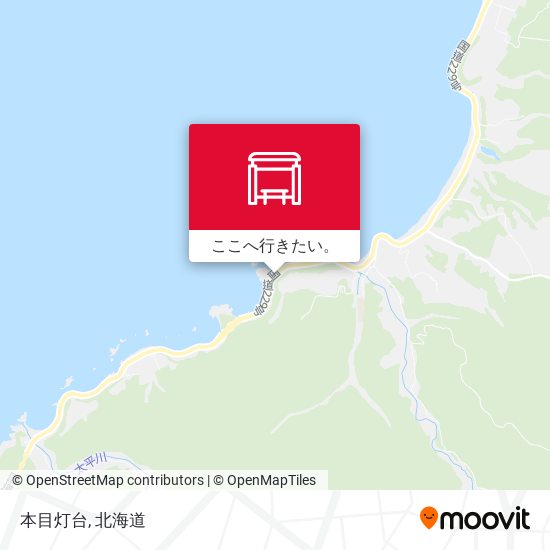本目灯台地図